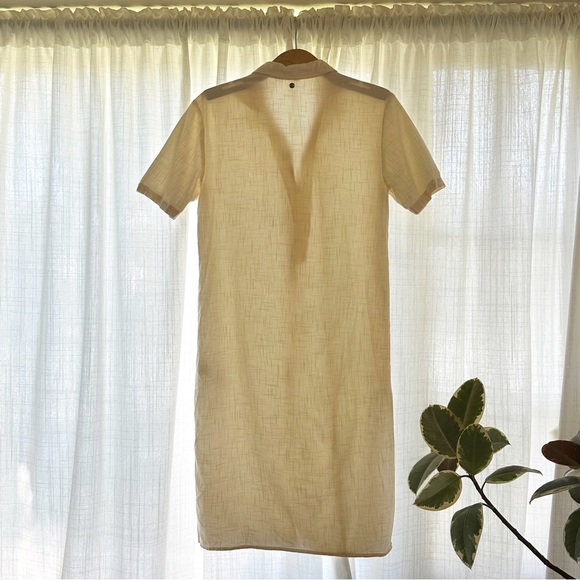 SUMMERY CLASSIC cotton overshirt dress, beachy coverup - Picture 5 of 6